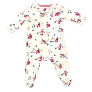 Baby Gap Floral Footie